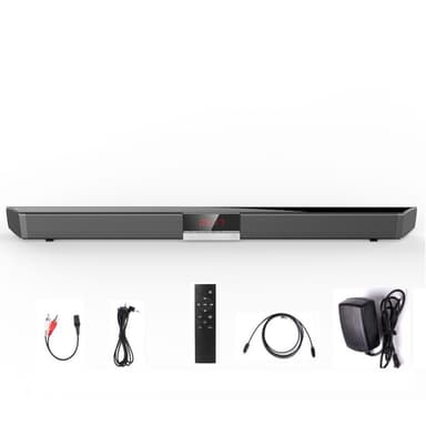 SR100 Plus Bluetooth Soundbar TV-højttaler Trådløs subwoofer med fjernbetjening