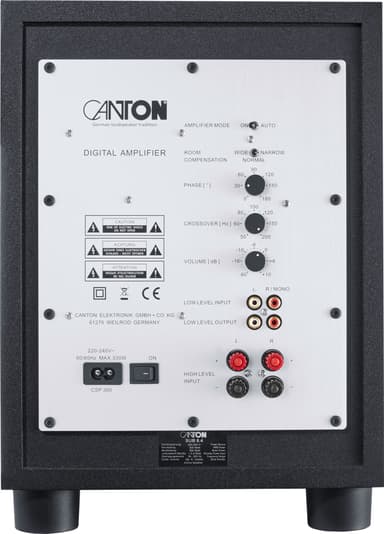 Canton SUB 8.4 aktiv subwoofer (sort)