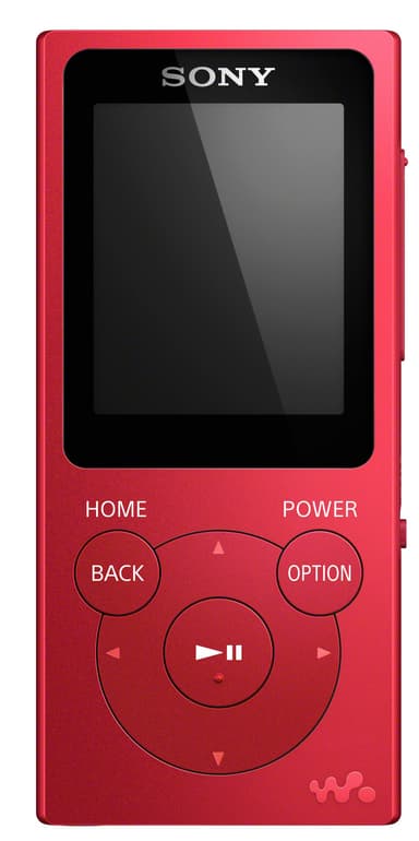 Sony Walkman 8 GB NWZ-E394 - rød