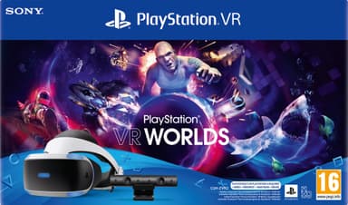 PlayStation VR MK5 bundle: PS VR headset med kamera og VR Worlds