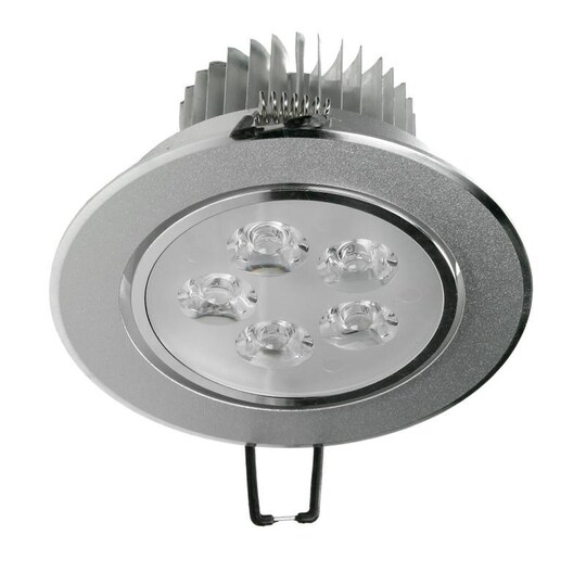 ECD Germany 1-pak LED-indbygget spotlight 5W 230V 353 lumen kold hvid 6000K -