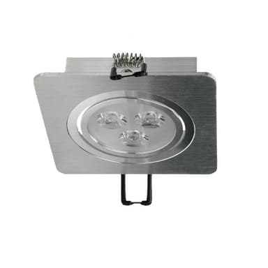 ECD Germany Pakke med 30 LED-forsænkede lygter 3W 230V 234 lumen varm hvid 3000K
