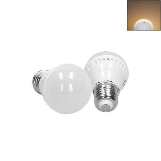 ECD Germany 3 stykker LED lampe 5W, 35W erstatte, E27, varm hvid (2800 Kelvin),
