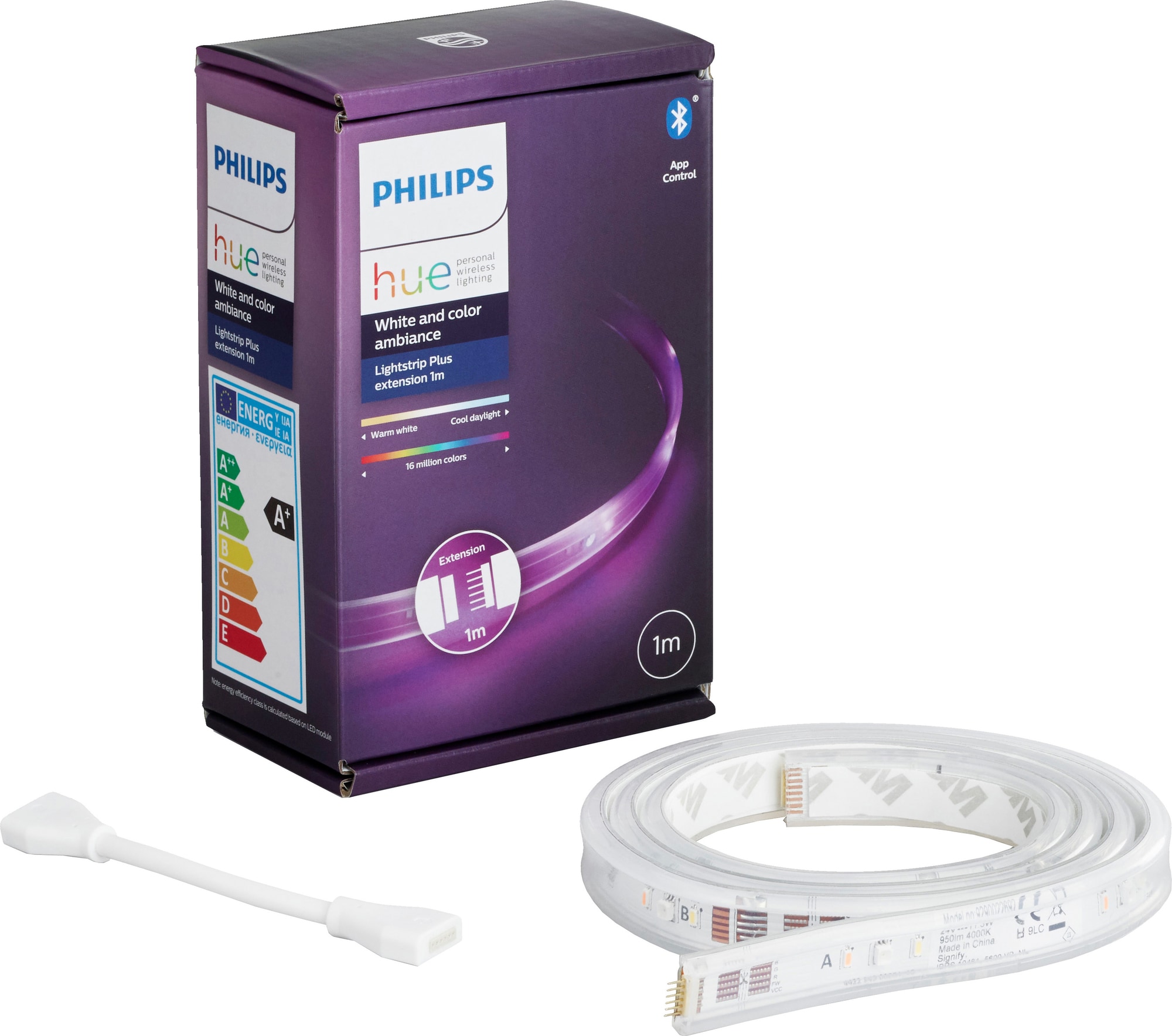 Philips Hue LightStrip Plus 1m udvidelse 8718699703448