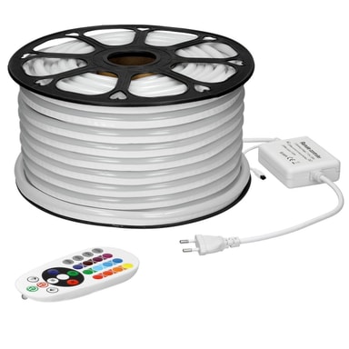 Ecd Germany Neon Led Strip Rgb 10m Daempbar Smd 5050 60 Leds M 9w M Led Light Strips Elgiganten