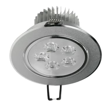 ECD Germany Pakke med 30 LED-forsænkede lygter 5W 230V 353 lumen kølig hvid