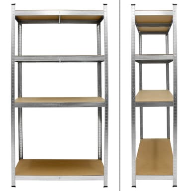 ECD Germany butik hylde Schwerlastregal 160x80x40 cm til 320kg belastning