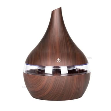 USB Luftfugter med Aroma 300 ml - Mørkt Træ