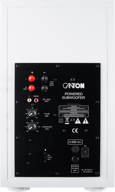 Canton Movie 135 5.1 hjemmebiografsystem (hvid)