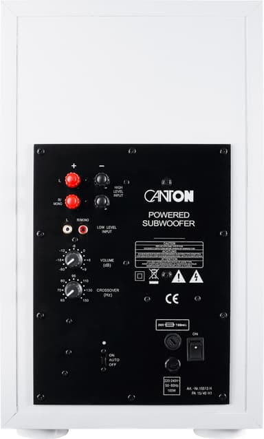 Canton Movie 265 5.1 hjemmebiografsystem (hvid)
