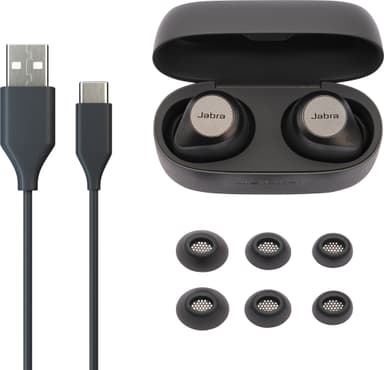 Jabra Elite 85T true wireless høretelefoner (grå)