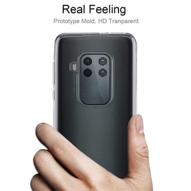 Tyndt Bagcover Motorola One Pro - Tranparent