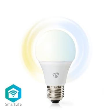 Nedis WiFi Smart LED-pære E27 Varm til kold hvid