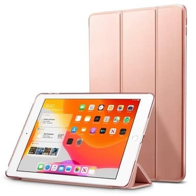 Foldbart Horisontalt Flipcover til iPad 10.2 - Rosaguld