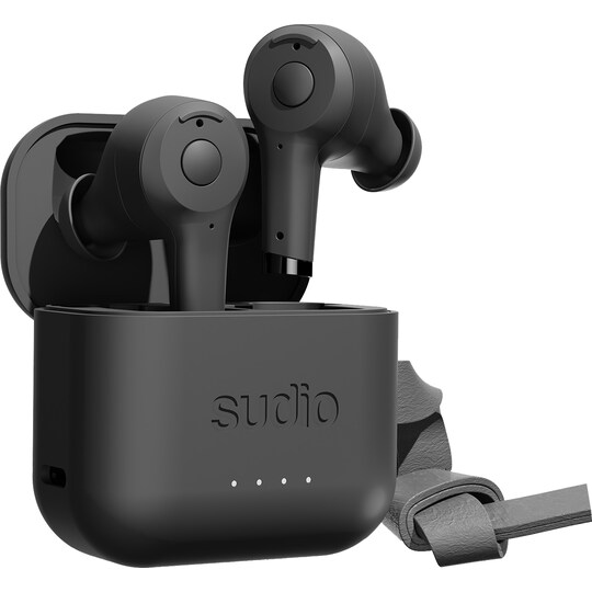 Sudio Ett bundle med true wireless in-ear høretelefoner (sort)