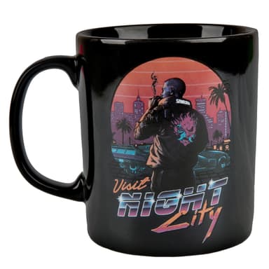 CYBERPUNK 2077 NIGHT CITY SUNSET CERAMIC MUG (10770)