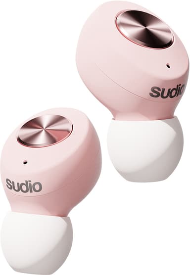 Sudio Tolv trådløse in-ear høretelefoner (pink)