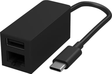 Microsoft USB-C til Ethernet/USB-A adapter