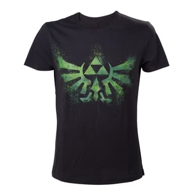 T-shirt The Legend of Zelda - Triforce - sort (S)