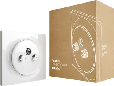 Fibaro Walli N TV-SAT-outlet 3300972