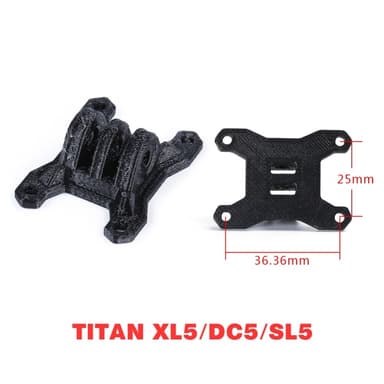 iFlight justerbar GoPro Mount Hero 5/6/7 - Sort