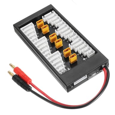 Multibladbakke til 1-6 LiPo-batterier - XH XT30
