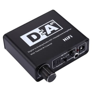 Digital til Analog forstærker med Toslink / Coaxial