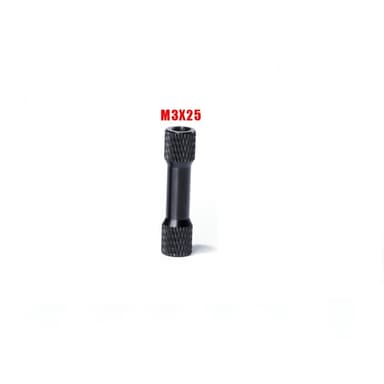 iFlight M3x25mm sort standoff 1stk.