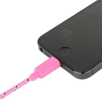 Textil Usbkabel til iPhone 5/6/6s & iPad