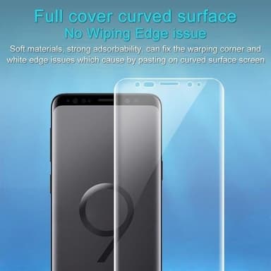 2-pack 0.15mm Fuld skærmskåner Samsung Galaxy S9