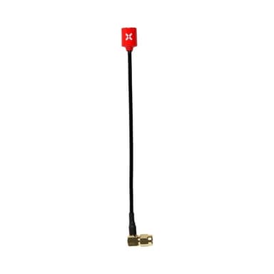 Foxeer Micro Lollipop 15cm RHCP 90deg-SMA Rød