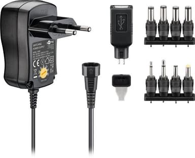 Netadapter 230V til 3-12V DC