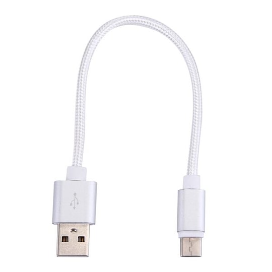 Kort USB-kabel 3.1 i kraftigt nylonstof |