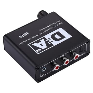 Digital til Analog forstærker med Toslink / Coaxial