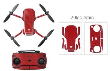 DJI Mavic Mini - Carbon Red Stickers