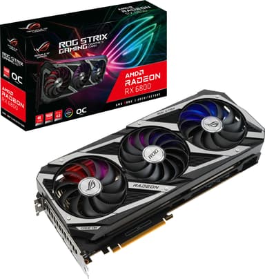 ASUS Radeon RX 6800 ROG STRIX GAMING OC grafikkort