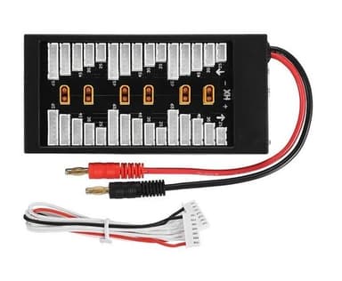 Multibladbakke til 1-6 LiPo-batterier - XH XT30