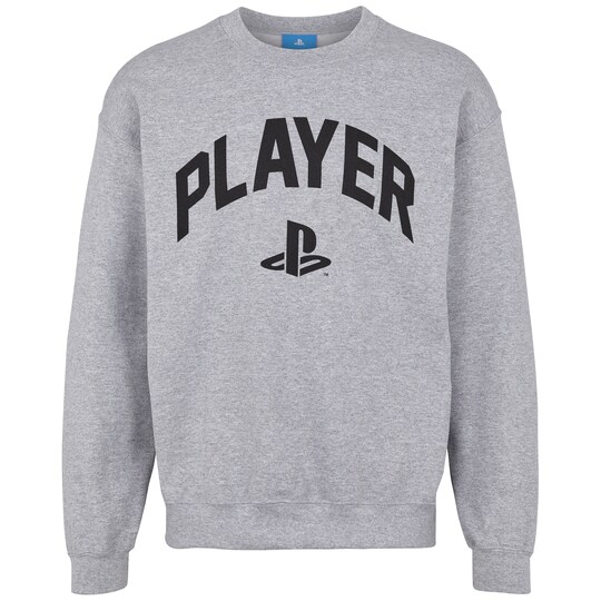 PlayStation sweater grå (M)