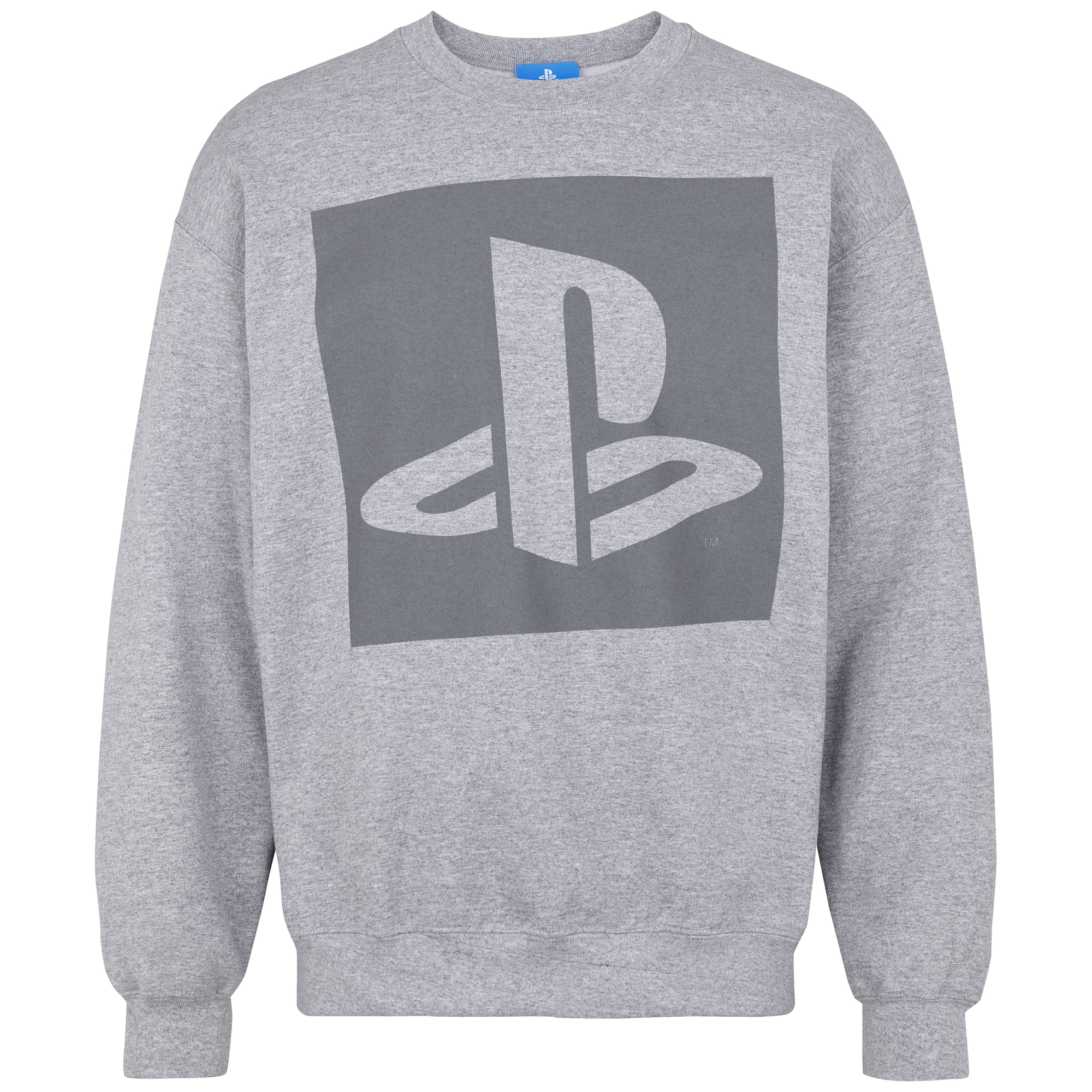 PlayStation sweater grå (L)