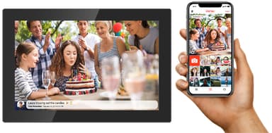 Denver Frameo 10,1" digital billedramme FRAMEO1017BLK wi-fi (sort)