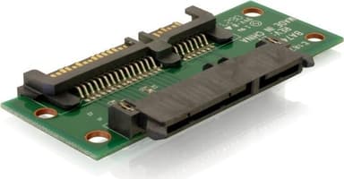DeLOCK Kønsbytter/adapter, 22-pin (SATA+SATA-strøm) han til hun