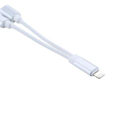 Dobbelt Lade / Mic / Headset Adapter iPhone 8 / 7