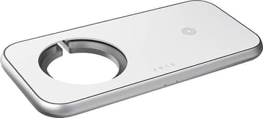 Zens 3-i-1 10W MagSafe, Room for MagSafe og USB-A oplader (hvid)