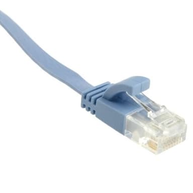 UTP Cat6 tynd flad kabel 50m