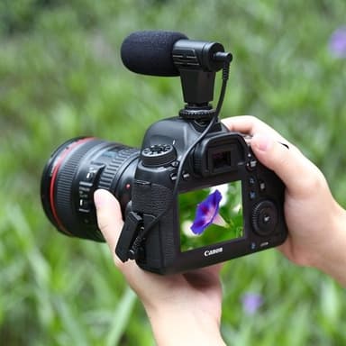 PULUZ 3.5mm Proffs DSLR Interview-mikrofon