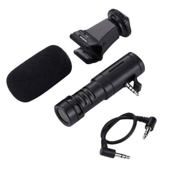 PULUZ 3.5mm Proffs DSLR Interview-mikrofon