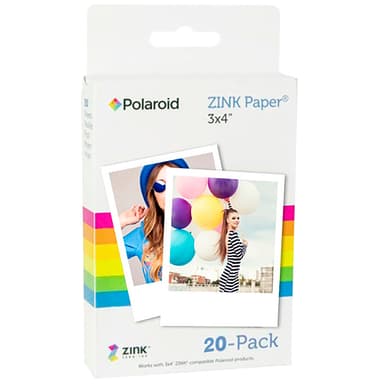 Polaroid papir ZINK Zero-Ink 3" x 4" (20 pakke)