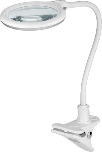 LED-Lampe med Forstørrelsesglas