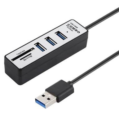 USB-switch + Kortlæser USB 3.0