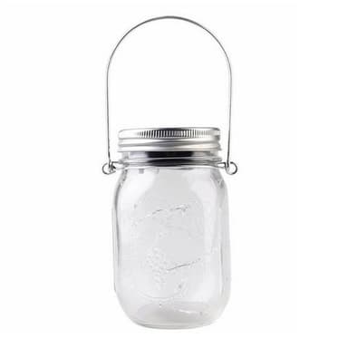 LED Solcellslampa Glasburk